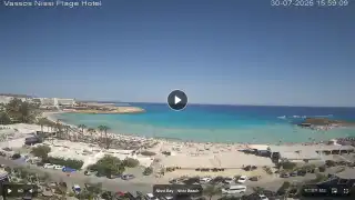 Thumbnail July 30, 2026 13:00 Ayia Napa Cyprus - Nissi Beach Panorama