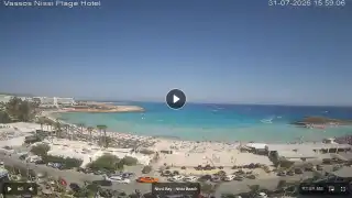 Thumbnail July 31, 2026 13:00 Ayia Napa Cyprus - Nissi Beach Panorama