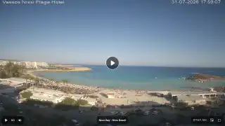 Thumbnail July 31, 2026 15:00 Ayia Napa Cyprus - Nissi Beach Panorama