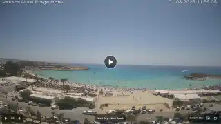 Thumbnail August 1, 2026 09:00 Ayia Napa Cyprus - Nissi Beach Panorama