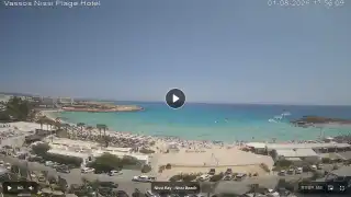 Thumbnail August 1, 2026 11:00 Ayia Napa Cyprus - Nissi Beach Panorama