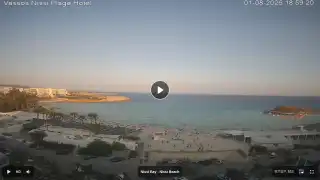 Thumbnail August 1, 2026 16:00 Ayia Napa Cyprus - Nissi Beach Panorama