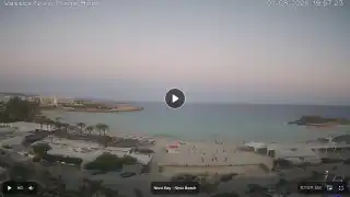 Thumbnail August 1, 2026 17:00 Ayia Napa Cyprus - Nissi Beach Panorama