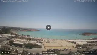 Thumbnail August 2, 2026 08:00 Ayia Napa Cyprus - Nissi Beach Panorama