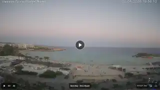 Thumbnail August 2, 2026 17:00 Ayia Napa Cyprus - Nissi Beach Panorama