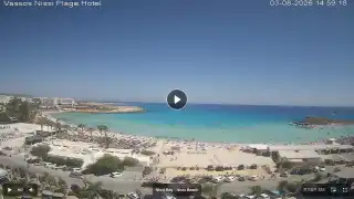 Thumbnail August 3, 2026 12:00 Ayia Napa Cyprus - Nissi Beach Panorama