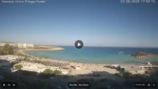 Thumbnail August 3, 2026 15:00 Ayia Napa Cyprus - Nissi Beach Panorama
