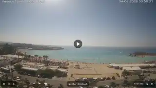 Thumbnail August 4, 2026 07:00 Ayia Napa Cyprus - Nissi Beach Panorama