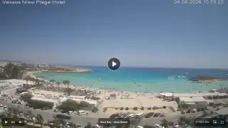 Thumbnail August 4, 2026 11:00 Ayia Napa Cyprus - Nissi Beach Panorama