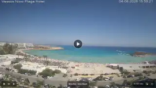 Thumbnail August 4, 2026 13:00 Ayia Napa Cyprus - Nissi Beach Panorama