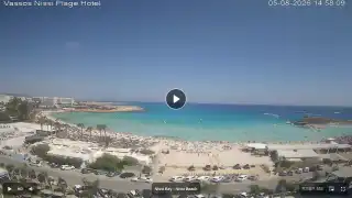 Thumbnail August 5, 2026 12:00 Ayia Napa Cyprus - Nissi Beach Panorama