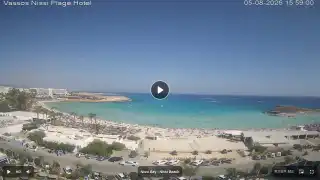 Thumbnail August 5, 2026 13:00 Ayia Napa Cyprus - Nissi Beach Panorama