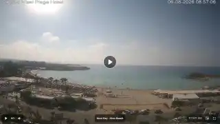 Thumbnail August 6, 2026 06:00 Ayia Napa Cyprus - Nissi Beach Panorama