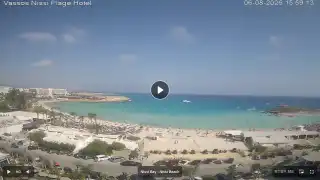 Thumbnail August 6, 2026 13:00 Ayia Napa Cyprus - Nissi Beach Panorama