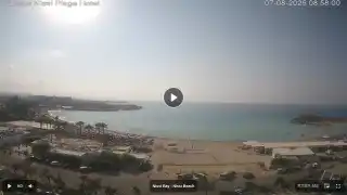 Thumbnail August 7, 2026 06:00 Ayia Napa Cyprus - Nissi Beach Panorama