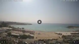 Thumbnail August 7, 2026 07:00 Ayia Napa Cyprus - Nissi Beach Panorama