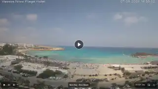 Thumbnail August 7, 2026 12:00 Ayia Napa Cyprus - Nissi Beach Panorama