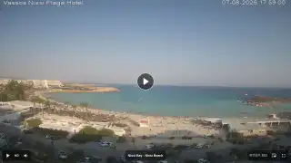 Thumbnail August 7, 2026 15:00 Ayia Napa Cyprus - Nissi Beach Panorama