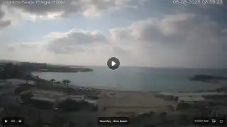 Thumbnail August 8, 2026 06:00 Ayia Napa Cyprus - Nissi Beach Panorama