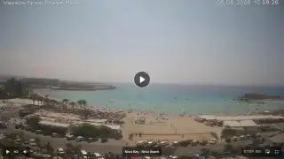 Thumbnail August 8, 2026 08:00 Ayia Napa Cyprus - Nissi Beach Panorama