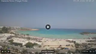 Thumbnail August 8, 2026 12:00 Ayia Napa Cyprus - Nissi Beach Panorama