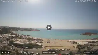 Thumbnail August 9, 2026 07:00 Ayia Napa Cyprus - Nissi Beach Panorama