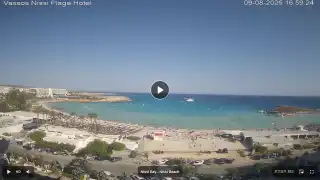 Thumbnail August 9, 2026 14:00 Ayia Napa Cyprus - Nissi Beach Panorama