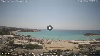 Thumbnail August 10, 2026 08:00 Ayia Napa Cyprus - Nissi Beach Panorama