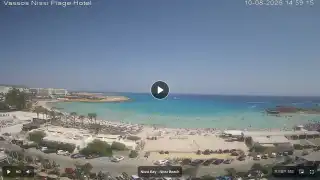 Thumbnail August 10, 2026 12:00 Ayia Napa Cyprus - Nissi Beach Panorama