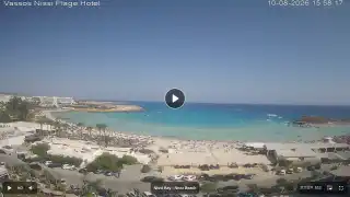 Thumbnail August 10, 2026 13:00 Ayia Napa Cyprus - Nissi Beach Panorama