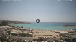 Thumbnail August 11, 2026 08:00 Ayia Napa Cyprus - Nissi Beach Panorama
