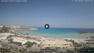 Thumbnail August 11, 2026 13:00 Ayia Napa Cyprus - Nissi Beach Panorama