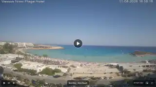 Thumbnail August 11, 2026 14:00 Ayia Napa Cyprus - Nissi Beach Panorama