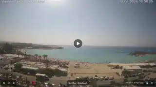 Thumbnail August 12, 2026 07:00 Ayia Napa Cyprus - Nissi Beach Panorama