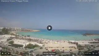 Thumbnail August 12, 2026 12:00 Ayia Napa Cyprus - Nissi Beach Panorama