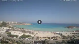 Thumbnail August 13, 2026 13:00 Ayia Napa Cyprus - Nissi Beach Panorama