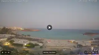 Thumbnail August 13, 2026 17:00 Ayia Napa Cyprus - Nissi Beach Panorama