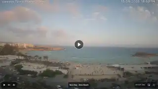 Thumbnail August 15, 2026 16:00 Ayia Napa Cyprus - Nissi Beach Panorama