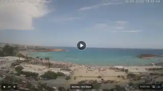Thumbnail August 16, 2026 12:00 Ayia Napa Cyprus - Nissi Beach Panorama