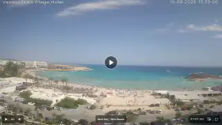 Thumbnail August 16, 2026 13:00 Ayia Napa Cyprus - Nissi Beach Panorama