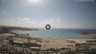 Thumbnail August 17, 2026 07:00 Ayia Napa Cyprus - Nissi Beach Panorama