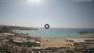 Thumbnail August 18, 2026 07:00 Ayia Napa Cyprus - Nissi Beach Panorama