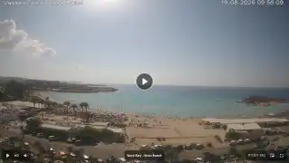 Thumbnail August 19, 2026 07:00 Ayia Napa Cyprus - Nissi Beach Panorama
