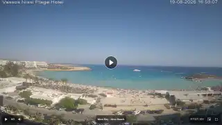 Thumbnail August 19, 2026 14:00 Ayia Napa Cyprus - Nissi Beach Panorama