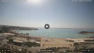 Thumbnail August 20, 2026 07:00 Ayia Napa Cyprus - Nissi Beach Panorama