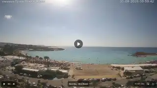 Thumbnail August 30, 2026 07:00 Ayia Napa Cyprus - Nissi Beach Panorama