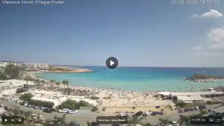 Thumbnail August 30, 2026 12:00 Ayia Napa Cyprus - Nissi Beach Panorama