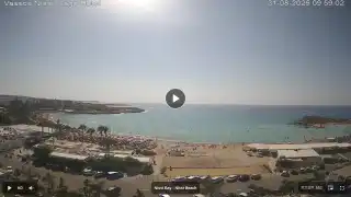 Thumbnail August 31, 2026 07:00 Ayia Napa Cyprus - Nissi Beach Panorama