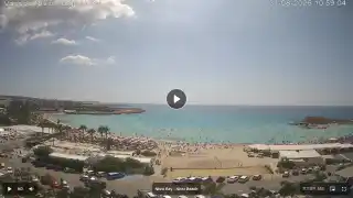 Thumbnail August 31, 2026 08:00 Ayia Napa Cyprus - Nissi Beach Panorama
