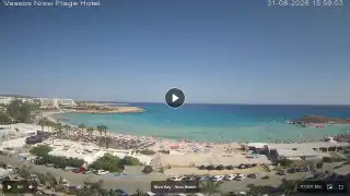 Thumbnail August 31, 2026 13:00 Ayia Napa Cyprus - Nissi Beach Panorama